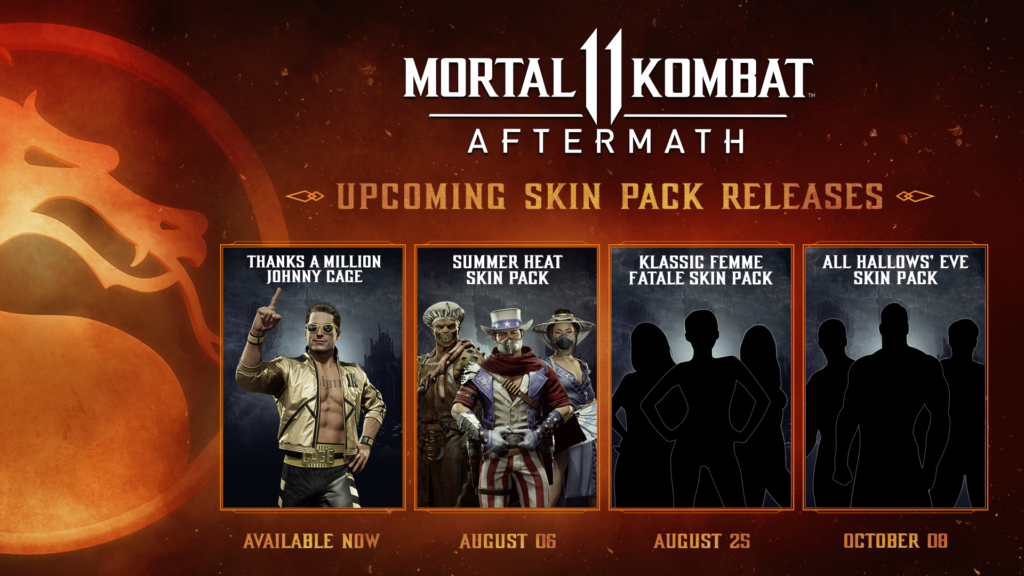 Mortal Kombat 11: Aftermath | Saiba quando lançarão as novas skins