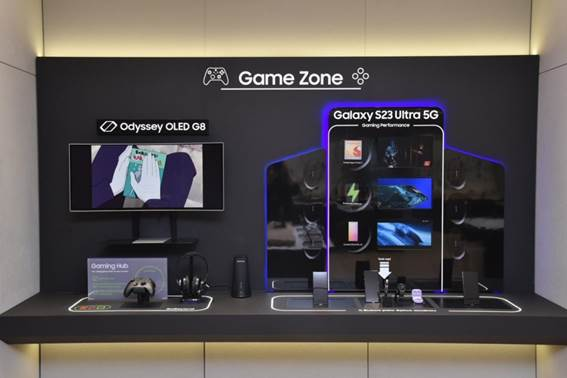 O espaço das Game Zones estão espalhados pelas lojas da Samsung em Shopping Centers pelo país.