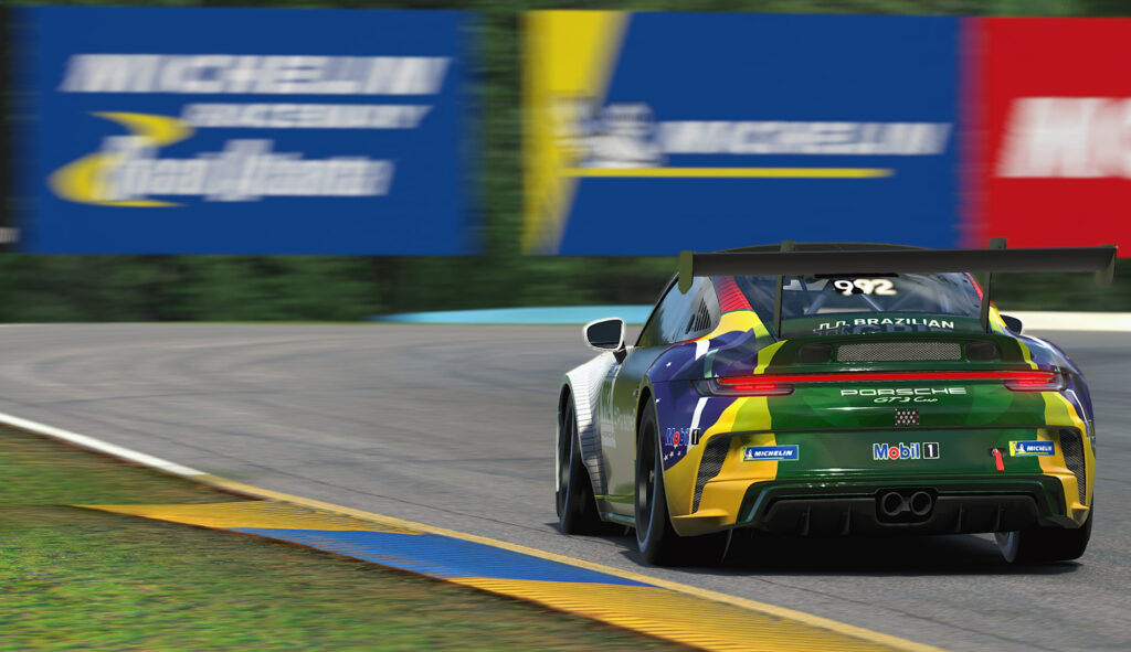 Nesta terça-feira (16/11), às 21h, a Porsche Esports Carrera Cup abre a terceira etapa da classe rainha, em Road Atlanta.