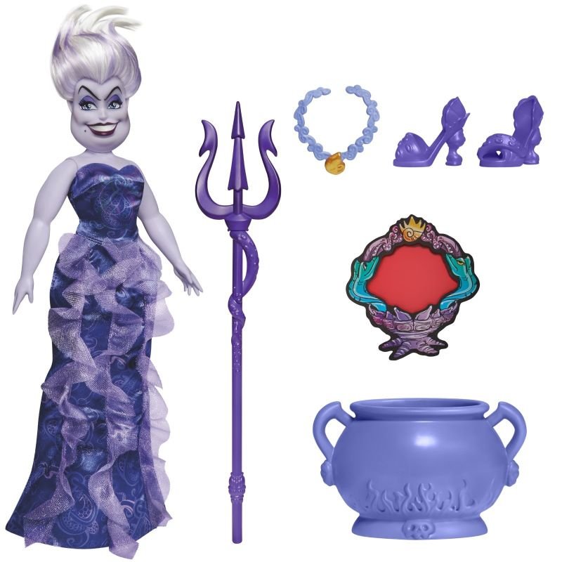 A Hasbro homenageia mais uma vez as vilãs em nova coleção especial das bonecas  Úrsula, Rainha Má, Malévola e Cruella de Vil.