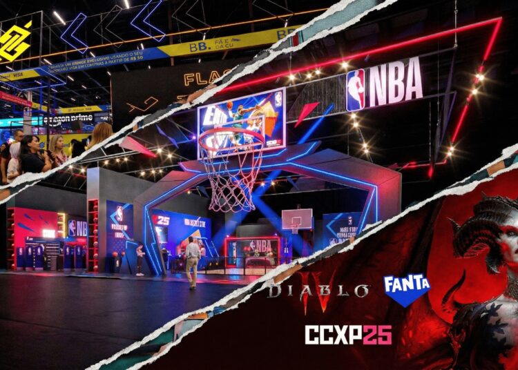 CCXP 2025 | NBA e W7M Unem Esportes e Games em Ativações Épicas