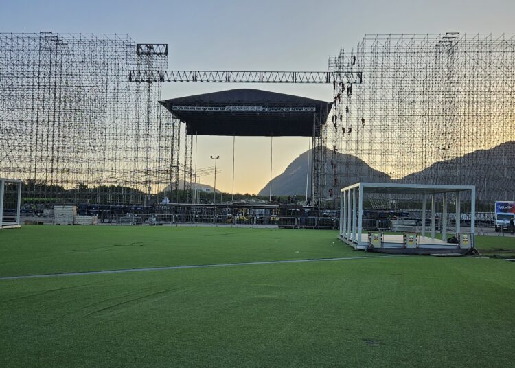 Rock in Rio 2026 monta estrutura histórica na Cidade do Rock